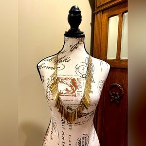 Lucky Brand Fringe Metal Necklace